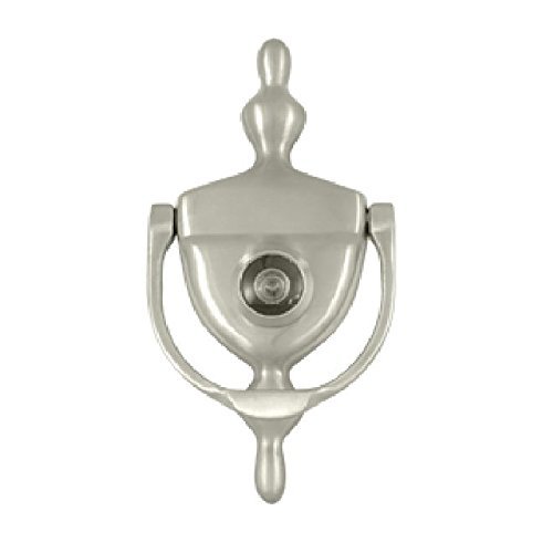 Tools & More Deltana DKV630U15 Door Knocker with Viewer 1-3/4-Inch Max Door Thickness Color: Satin Nickel Model: DKV630U15