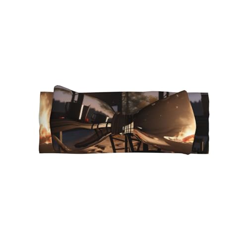 Autumn bonfire Baby Headbands Soft Nylon Hairbands with Stretchy Bows Girls Hair Accessories for Newborn Infant Toddler Kids