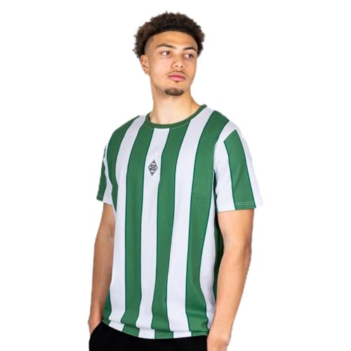 Borussia Mönchengladbach T-Shirt Stripes | Offizieller Fanartikel Fohlenshop | Gladbach Fan Shirt Gestreift