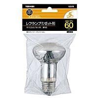 Amazon | 東芝 レフランプミゼット形(屋内用)100V60W形E26口金