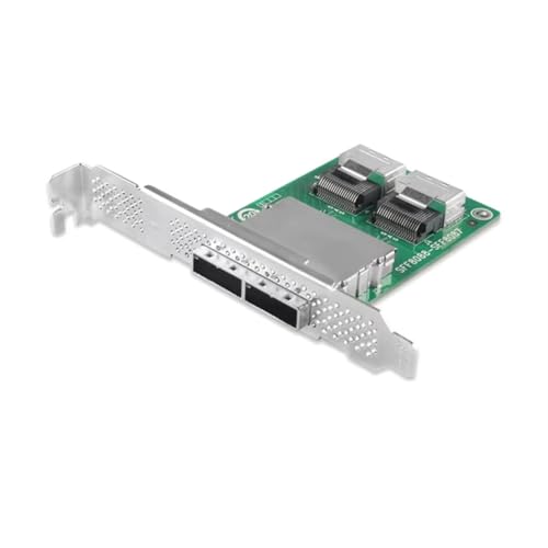 Tarjeta SAS doble puerto SFF-8087 a SFF-8088 para conectar discos externos a placas de servidor