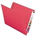 Smead End Tab Fastener File Folder, Shelf-Master Reinforced Straight-Cut Tab, 2 Fasteners, Letter Size, Red, 50 per Box (25740)
