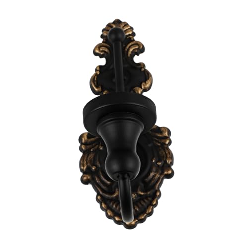 IWOWHERO Soporte de Pared para Velas de Hierro Estilo Europeo Portavelas Decorativo Vintage para Salón Soporte Mural para Festivales y Decoración del