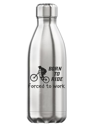 Botella de acero inoxidable Born to Ride de 350ml para ciclistas que aman la libertad 2