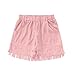 12-14 Years Kids Faux Suede Fringe Shorts Tassel Cowgirl Clothes Jorts Trendy Fashion Summer Casual Loose Shorty with Pockets for Girls Pink