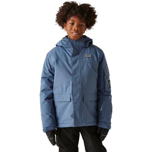 Dare2b Kids' Shredder Ski Jacket Waterproof Reflective Winter Snowboarding Coat