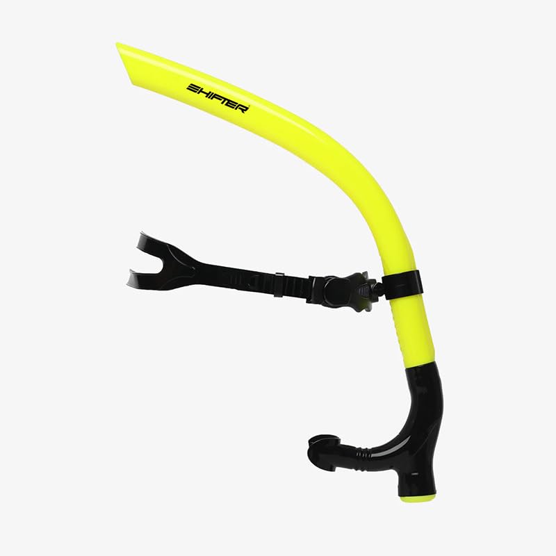 Image of Shifter Swimming Snorkel Tube-One Size Fits All Snorkeling Kit for Adults,Ideal Professional Snorkeling Gear,Pure Silicone Strap and Comfortable Mouth Piece (Yellow)