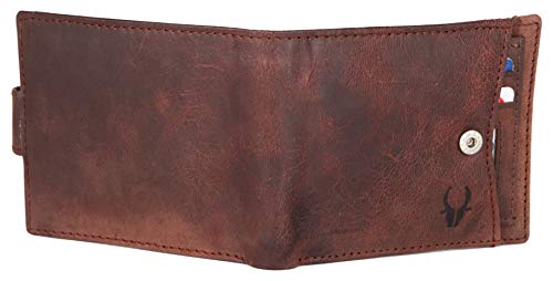 WildHorn® RFID Protected Genuine Leather Wallet for Men's