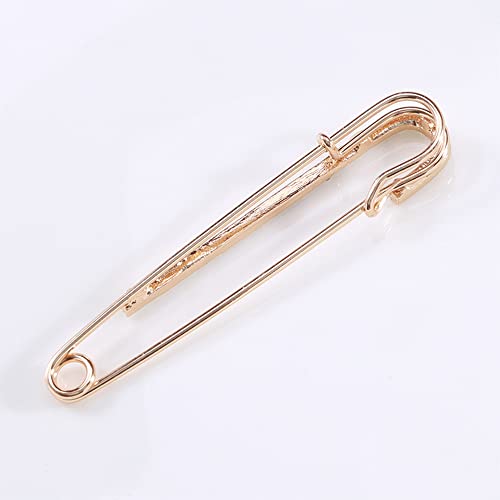 Image of Delicate Big Safety Pin Rhinestones Brooches Pins Minimalist Brooch Classic for Women Men Ladies Girls for Party Dance Banquet Dainty Elegant Lapel Pins Dress Suit Shirt Bag Hat Shawl Sweater Ceremony Clothes Accessories Daily Jewelry Mother's Day Valentine's Day Decor Christmas Birthday Gifts Her Mom Wife