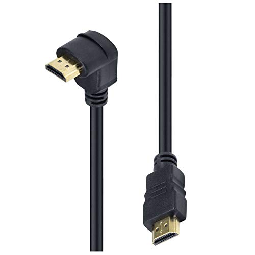 Cabo HDMI 2.0 4K Ultra HD 3D Conexão Ethernet com 01 Conector 90º, Vinik, 29248, 2 Metros