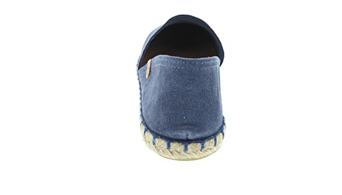 Verbenas Para Mujer. 0300580001 Alpargatas De Piel Carmen Azul (38), Plano, Serraje, Ninguno, Casual - 2