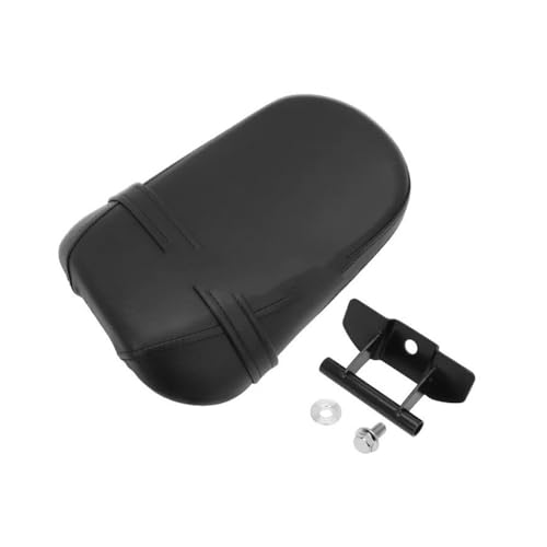 Asiento de motocicleta VN650 con acabado premium en cuero PU negro texturizado