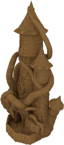 Tour de dés Fates End Kraken dorée, accessoire de collection prestigieux
