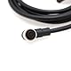 ZBLZGP M12 Sensorstecker, 4-polige Buchse, Stellantrieb, Signalkabel, Schnellverbindung, industrielles Ethernet, geschirmtes Kabel für Automatisierung, Feldbus, IO Link, 3 m