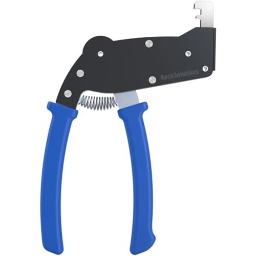 RackSolutions World's Best Cage Nut Tool for IT and Data Center Rack Deployment, Rubberized Grip, Angled Neck for Easy Cage Nut Installation