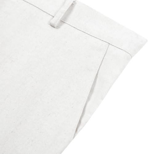 Image of Boys' Linen Pants Lightweight Flat Front Dress Pants Kids School Uniform