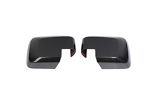 Couverture de rétroviseur voiture DEHIWI coque miroir recul carbone ABS