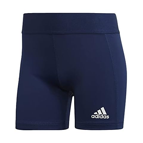 adidas Women's Techfit Volleyball Shorts, Navy Blue Cover