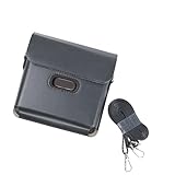 JINPIAOPIAO PUレザープリンターキャリーバッグ 耐衝撃パッド付き 盗難防止ポケット付き リンクワイドプリンター用