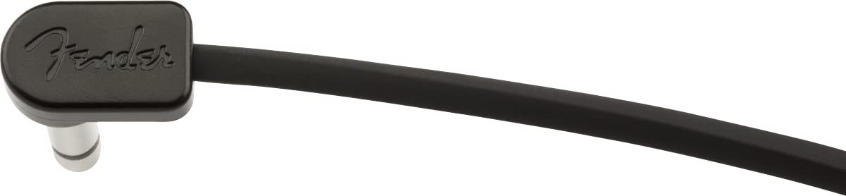 Fender® »BLOCKCHAIN™ PATCH CABLE KIT - EXTRA SMALL PACK« Cable de patch | Cable Pedales | Set con 6 piezas | 2x10cm/4x15cm | Jack angular | Color: Negro