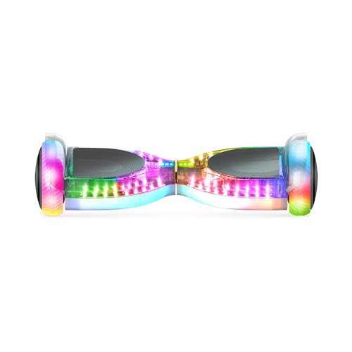 Jetson Pixel Hoverboard Light-Up Hoverboard with Internal LED Lights Built-in Bluetooth Speaker Up to 9 Mph Ages 12+