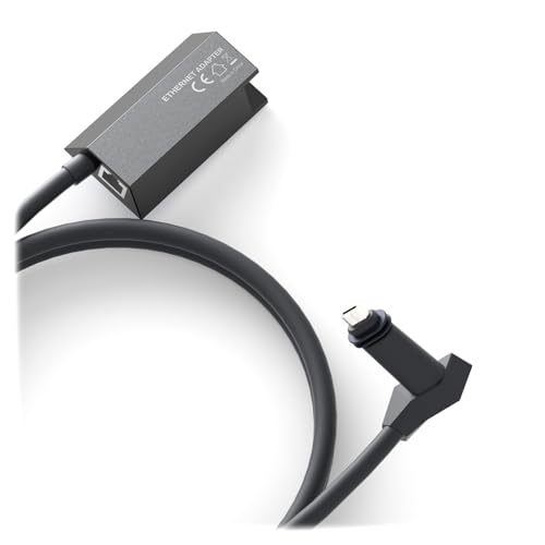 LONNIELONLI Starlink Ethernet Adapter for Wired External Network, Ethernet Adapter for Starlink Satellite Rectangle Dish V2, 33FT/1M