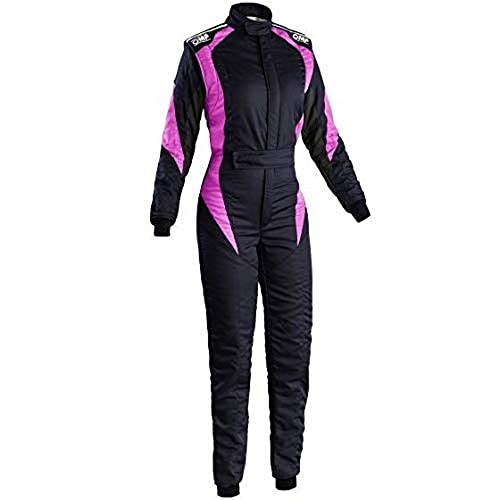 OMP - First Elle Overall Black/Fuchsia - Size 44 For Women - (Fia 8856-2018) (IA0-1854-B02-277-44)