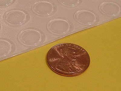 Low Profile Clear Rubber Feet Bumpers (Pack of 100)