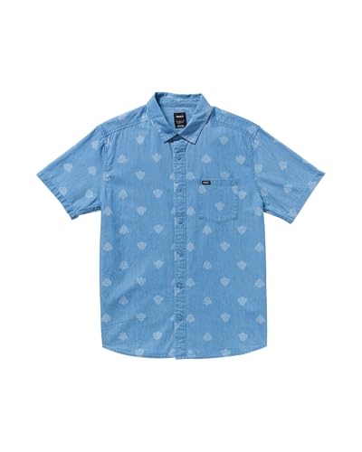 T-Shirt RVCA Homme Manches Courtes Anytime Vêtement Mode Masculine Tissu Léger