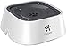 TagME Dog Dripless Water Bowl, Anti-Splash Pet Bowls, FDA Grade Material, Vehicle Carried Travel Water Bowls, Healthy & Dishwasher Safe,50 OZ Grey