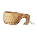 WeiLaiKeQi Wooden Mug for Camping and Hiking, Portable Teacup for Outdoor Use, Single Hole Cup