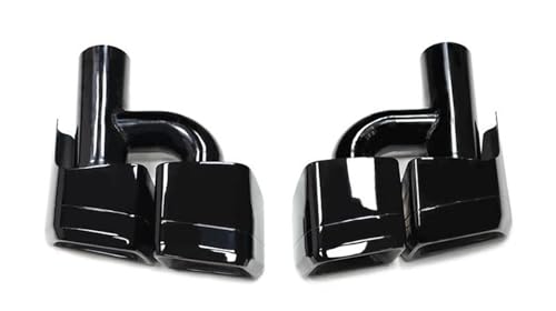 Embout d'échappement voiture Mercedes CLS W212 W204 - Double silencieux quad 304 noir