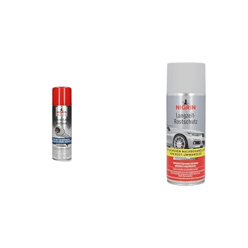 NIGRIN Anti-Rost Komplettset – Hochleistungs-Rostlöser Hybrid 250 ml Rostprimer- Spray 400 ml
