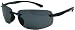 Lovin Maui Wrap Around Polarized Nearly Invisible Line Bifocal Sunglasses/black/1.50 Strength