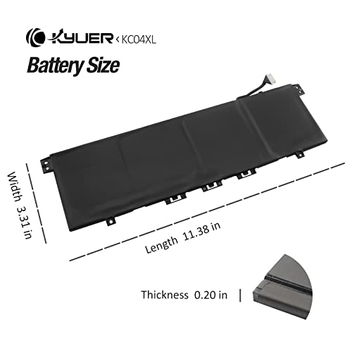 KC04XL Laptop Battery for HP Envy X360 13-ag0xxx 13-ar0xxx 13-ah0xxx 13-aq0xxx 13-ah0056nf 13-ah0002nf 13-ah0002ng 13-ah0003ng 13-ah0004ng 13-ag0999nf ah0005ng ah0007nf ah0056nf KC04053XL L08496-855 - Image 6
