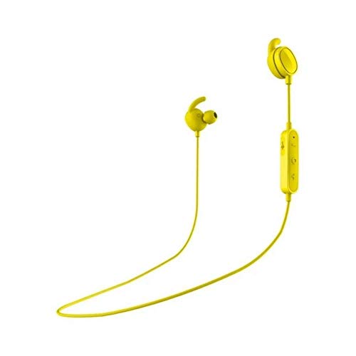 Spc Stork - Cuffie Senza Fili (Mani Libere, Controllo Remoto Della Musica, Microfono Incroporato), Colore Giallo - 4
