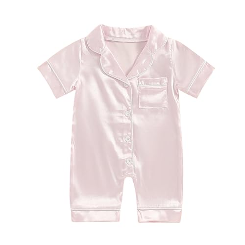 BULINGNA Infant Baby Girl Boy Summer One Piece Pajamas Jumpsuit