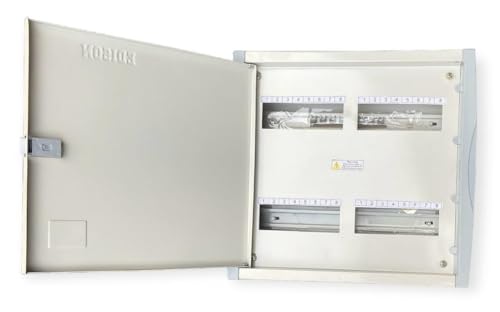 Image of GENERIC 8 WAY TPN MCB DISTRIBUTION BOX, 32 MCBs, STEEL, PART #105201