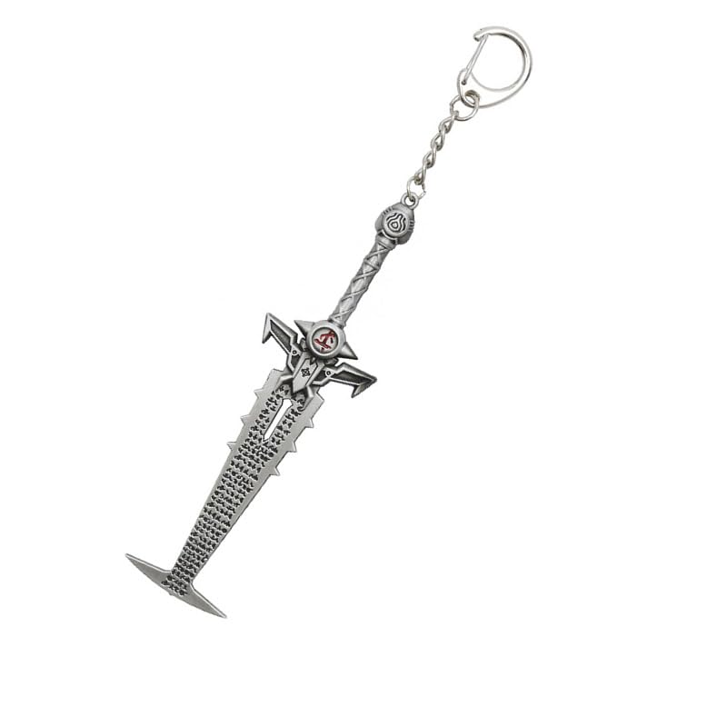 Game Doom-Eternal's Crucible Blade Keychain Slayer Sword Key Chain Cosplay Pendant