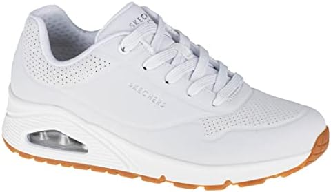 Skechers womens Skecher Street Women's Uno - Stand on Air Sneaker, White, 5.5 US | Image 1