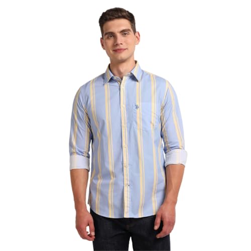 Image of U.S. POLO ASSN. Men's Cotton Regular Fit Shirt