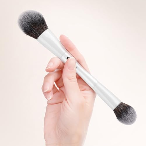 image for KINGMAS Foundation Makeup Brush, Premium Kabuki Brush Double-ended Con