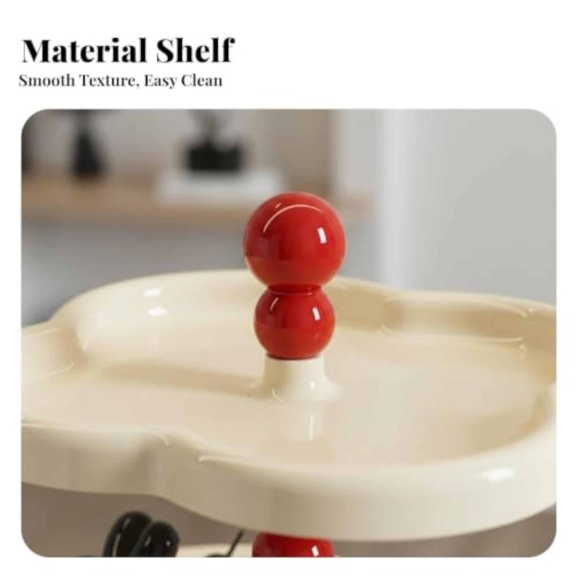 Decorative Entryway Tray with Light Design, Multi-Tier Storage