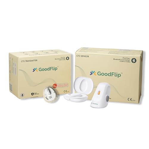 Image of Smart CGM | Reusable Transmitter + 28-Day Sensor | Bluetooth Connected | Real-Time Sugar Tracking for Diabetes & Metabolic Health