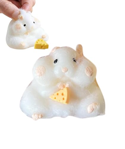 Image of Squishy Toy, Taba Squishy, Squishy Biscuit Squishy Fidget Toys Fufu Taba Stress Ball Squeeze Toys Anxiety Relief for Women /Men Stocking Fillers Birthday Gifts163 (White)