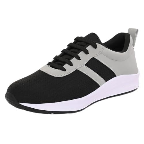 Image of Centrino Urban Sneakers for Man | Shoes for Men Stylish | Casual Lightweight Lace-Up Canvas Walking Shoes | Cushioned Insole | Breathable Comfortable Anti-Skid Sole | Trendy Mens Shoes for City Walks (6823)