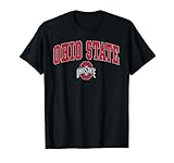 Ohio State Buckeyes Arch Over Logo Black Officially Licensed T-Shirt