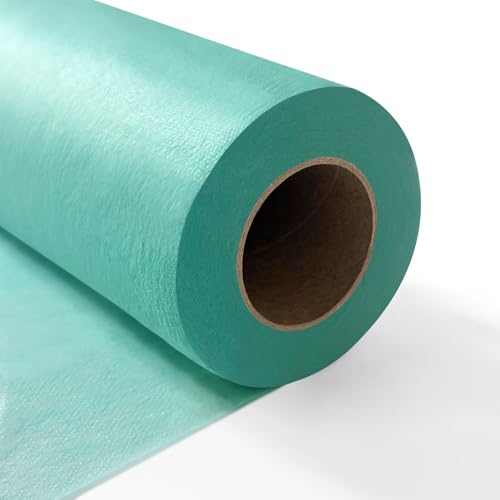 Chemin de Table en Non-tissé, ruban de table, Nappe décorative, Polyvalent, 30 cm x 100 m, Turquoise, pour Mariages, Anniversaire, Fêtes, Décoration de...