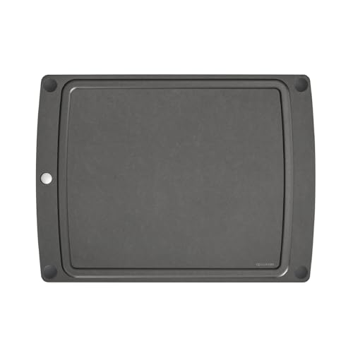 Image of Epicurean 505-201502003 All-In- All-In-One Cutting Board with Non-Slip Feet, 19.5 inch x 14.5 inch, Slate /Black