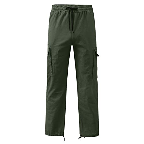 Cargo Pants for Men Baggy Hiking Pants with Pocket Work Athletic Sweatpants - image 6